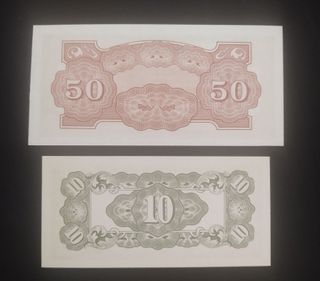 Billetes Malasia WWII x 8 Ocupacion Japonesa