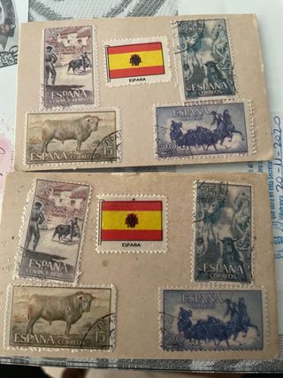 Sellos España: 10 sellos de colección
