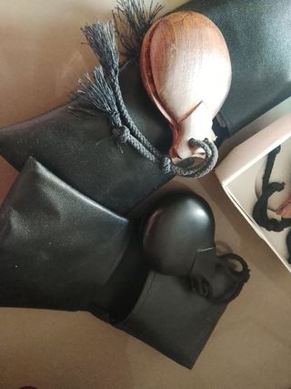 3 pares de castañuelas madera