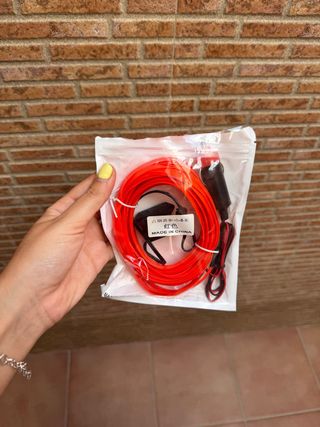 Luz LED coche - Tira neón roja