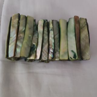 Pulsera nacar verde oliva