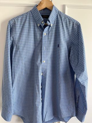 Camisa Ralph Lauren M - Azul