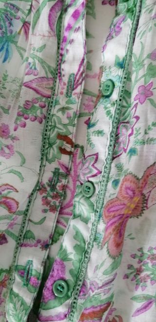 Blusa estampada manga corta