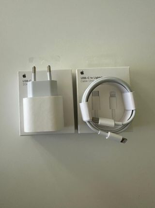 Cargador y cable Apple iPhone - USB-C