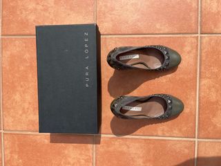 Zapatos Pura Lopez - Verde Oliva