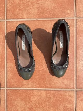 Zapatos Pura Lopez - Verde Oliva