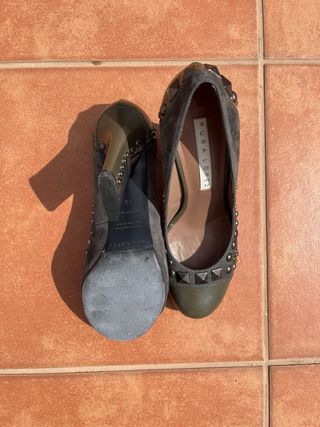 Zapatos Pura Lopez - Verde Oliva