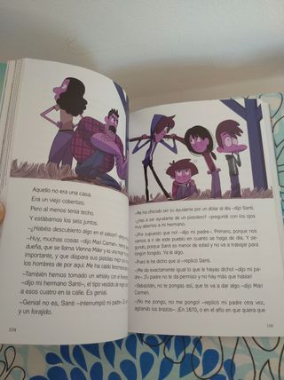 Libro infantil , los forasteros del tiempo.