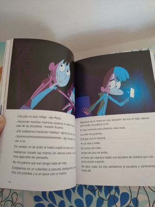 Libro infantil , los forasteros del tiempo.