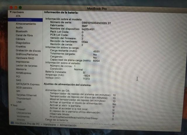 Portátil Apple Mac - Plata