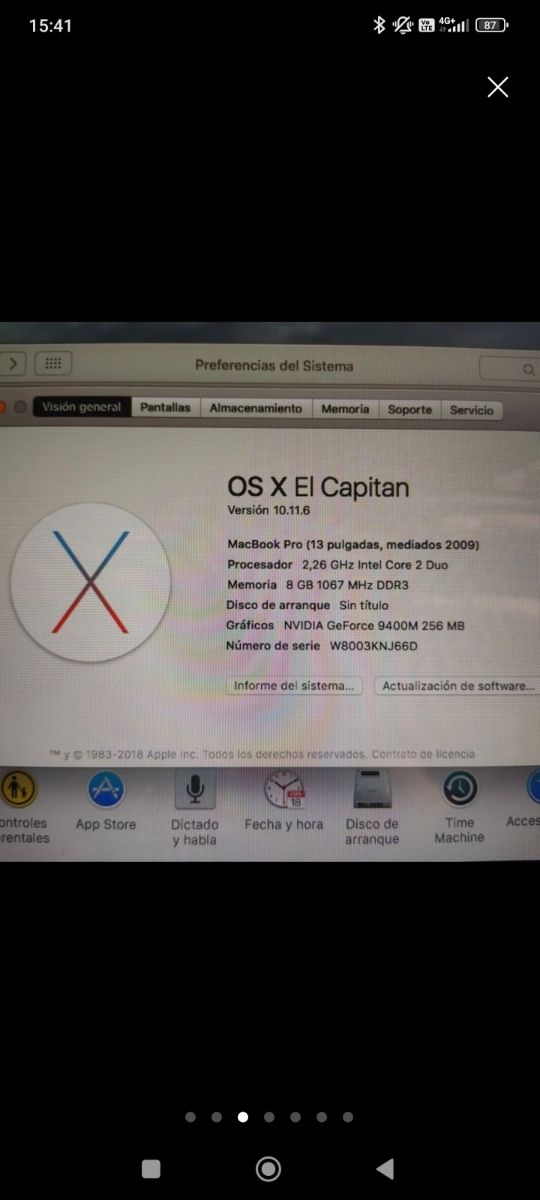 Portátil Apple Mac - Plata