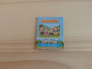 Familia sylvanian families gatos maple con librito