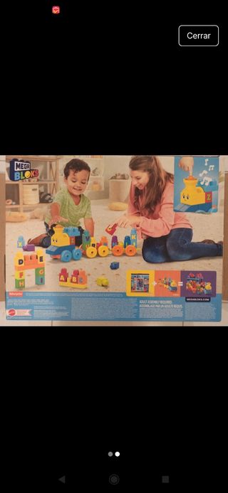 Tren musical Mega Bloks ABC