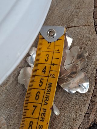 Foglia di vite argento 800