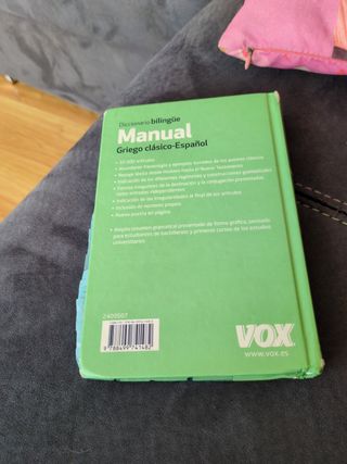 Diccionario Manual Griego. Griego clásico-Españ...