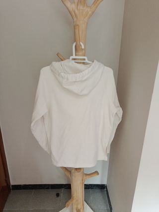 Sudadera blanca H&M - Talla S