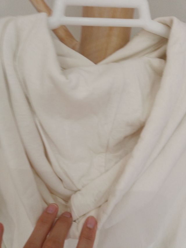 Sudadera blanca H&M - Talla S