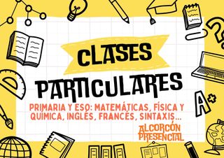 Clases particulares Primaria y ESO Alcorcón