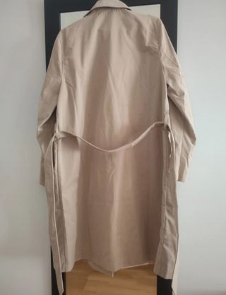 Gabardina Mango beige talla S