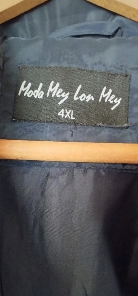 Anorak Azul Marino 4XL - Nuevo