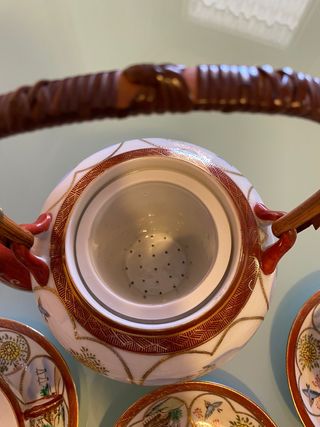 Servizio tè giapponese composto da 5 tazze 
