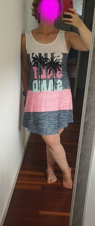 Vestido estampado M - L