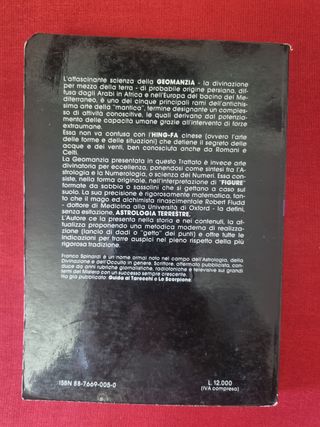 Libro italiano Franco Spinardi Geomanzia Collana M