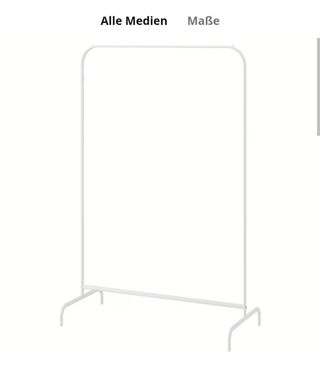 Perchero Ikea blanco - metal