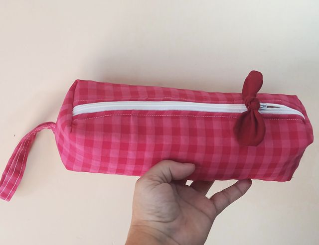 Estuche escolar rojo 