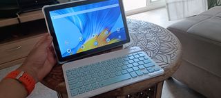 Tableta Android 15, pantalla HD de 10.1 pulgadas.
