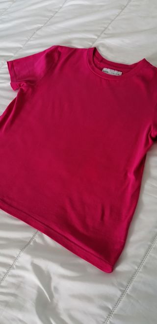 Camiseta Lefties rosa fusia talla S
