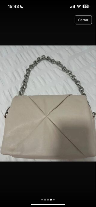 Bolso Misako beige bandolera