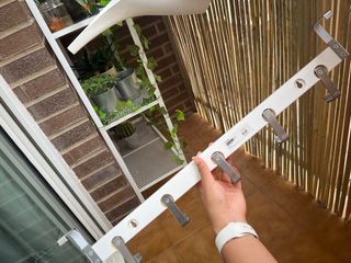 Perchero puerta Ikea blanco
