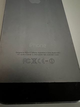 iPhone 5s nero - schermo danneggiato