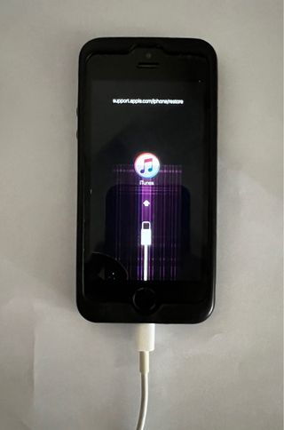 iPhone 5s nero - schermo danneggiato