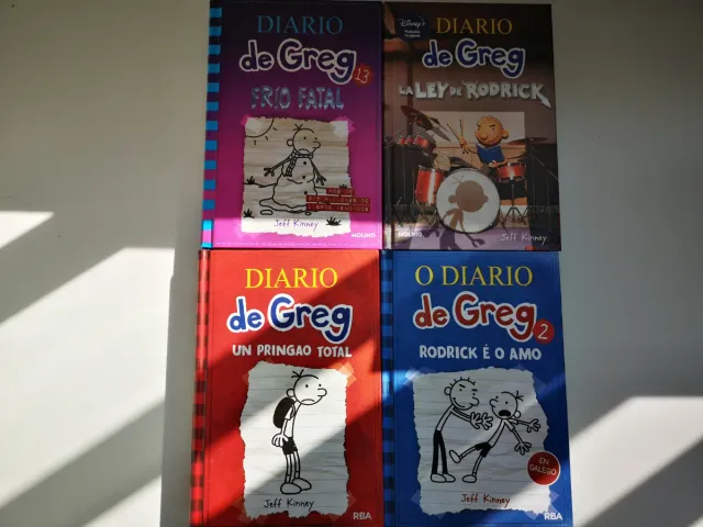 Lote de libros Diario de Greg Impecables