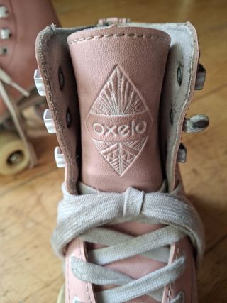 Patines artístico marca oxelo rosa