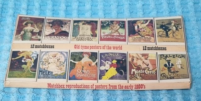 12 Cajas Cerillas antiguas -1976