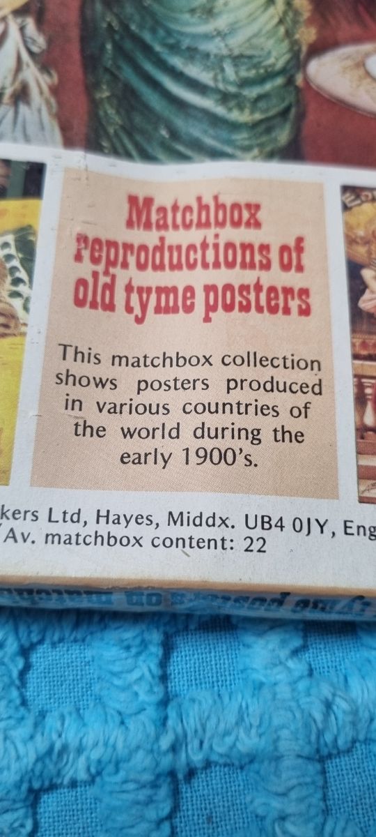 12 Cajas Cerillas antiguas -1976