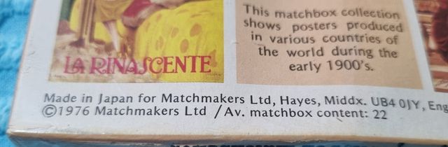 12 Cajas Cerillas antiguas -1976