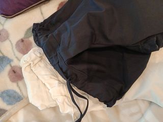 Pantalones chándal algodón - beige, negro y negro 