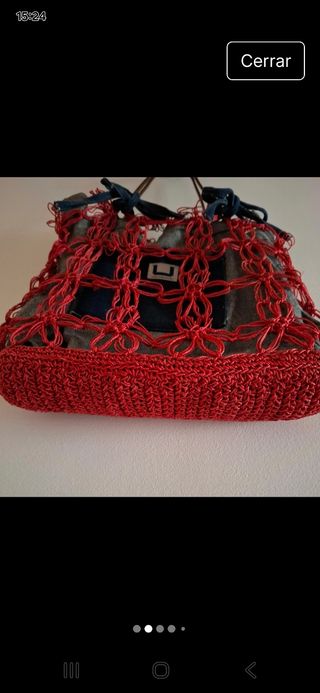 Bolso Adolfo Domínguez Rojo-Tejano
