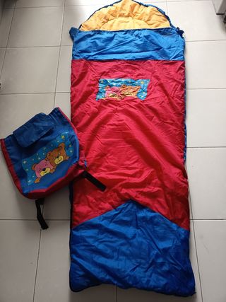 Saco dormir infantil con mochila