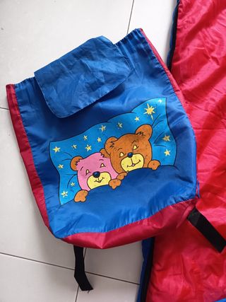 Saco dormir infantil con mochila