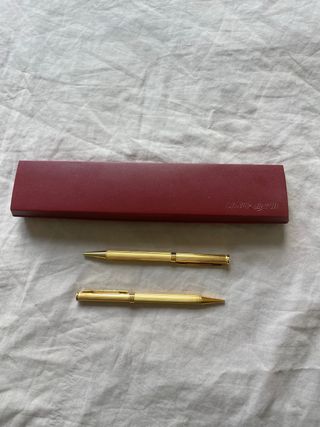 Bolígrafos Silver Match Oro 