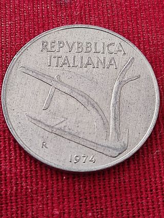 10 Lire Italia 1974 - Moneta
