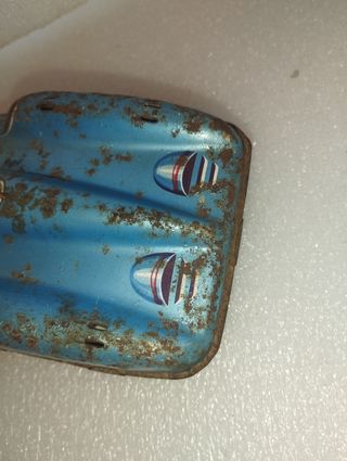 Auto da Corsa Mercedes in latta a frizione vintage