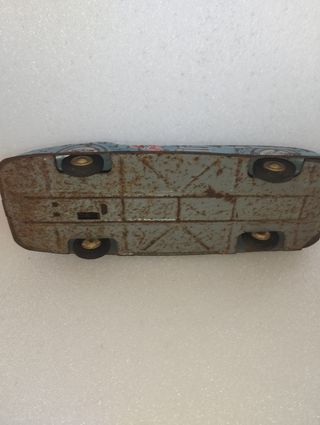 Auto da Corsa Mercedes in latta a frizione vintage