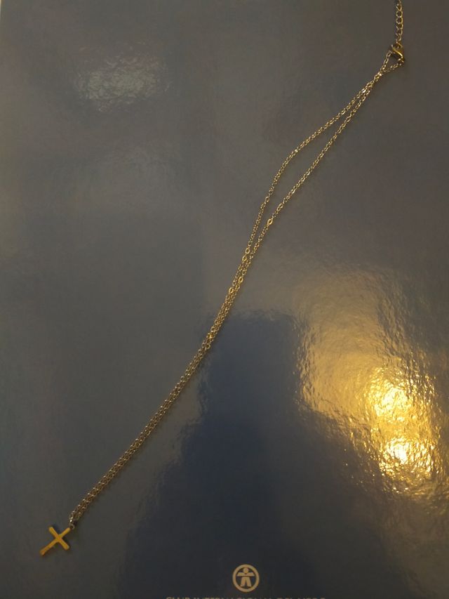 Collar Cruz Plata 
