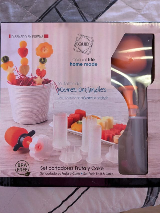 Set Cortadores Fruta y Cake QUID